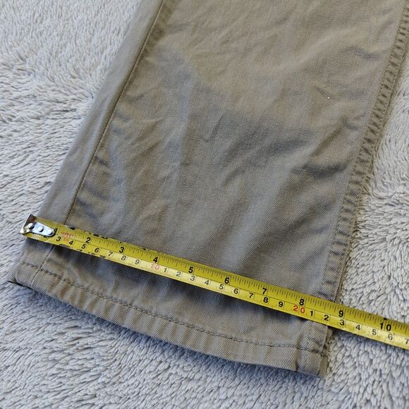 Levi's 505 Jeans 38x32 Khaki Brown Slim Straight 100% Cotton Utility Workwear - Picture 12 of 12